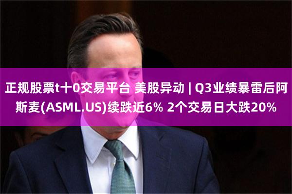 正规股票t十0交易平台 美股异动 | Q3业绩暴雷后阿斯麦(ASML.US)续跌近6% 2个交易日大跌20%